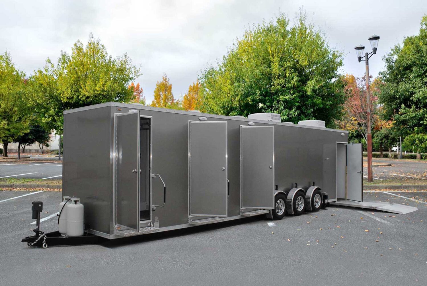 Comforts of Home Services Inc COHSI - Luxury restroom trailers in Aurora, Illinois